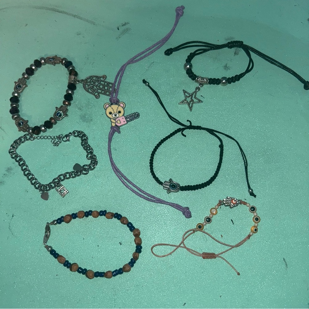 Assorted bracelets for teens